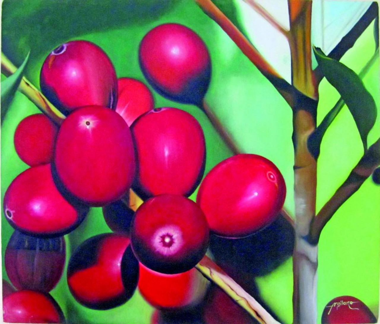 Artista iunense expõe as belezas capixabas em óleo sobre tela