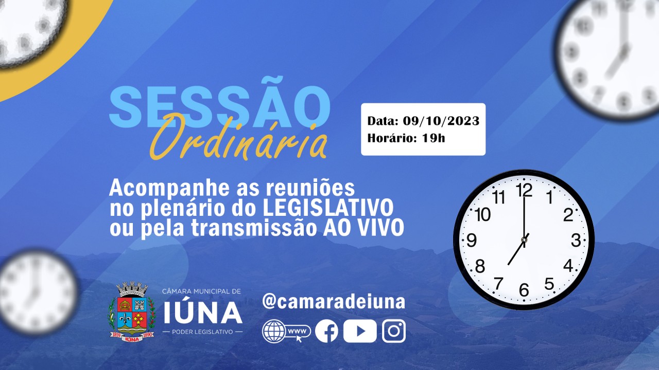 Câmara Municipal realiza hoje a 25ª Sessão Ordinária