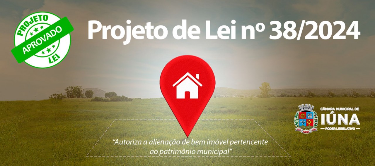 Câmara Municipal aprova projeto que autoriza alienação de imóveis do município