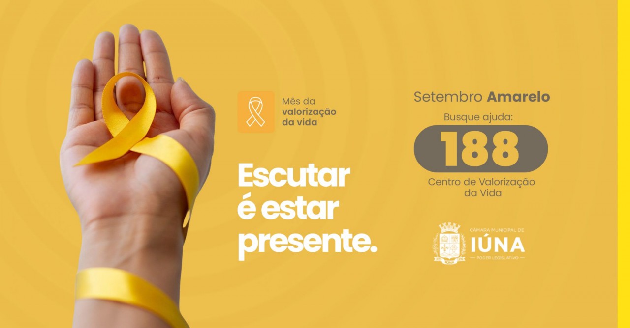 Setembro Amarelo: A urgência de romper o silêncio e acolher as dores invisíveis