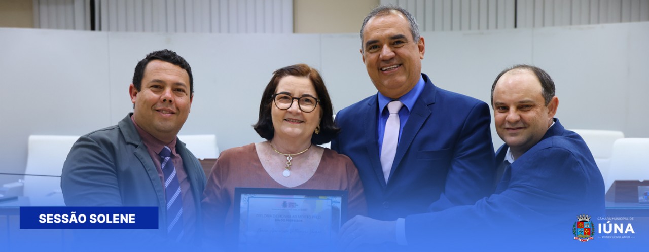 Câmara Municipal entrega homenagens e destaca a dedicação de docentes e servidores