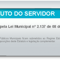 Estatuto do Servido Público Municipal