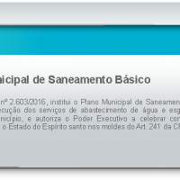 Plano Municipal de Saneamento Básico