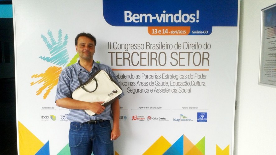 Vereador Expedito Vieira de Andrade Filho durante o Congresso