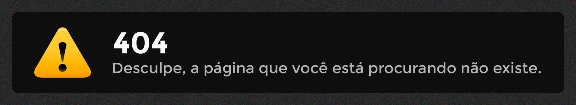 Erro 404 - página não encontrada banner erro 404