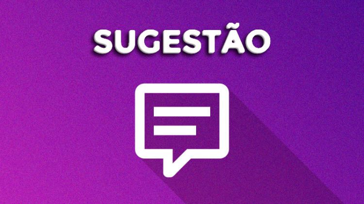 Manifestação de sugestão Manifestação de sugestão