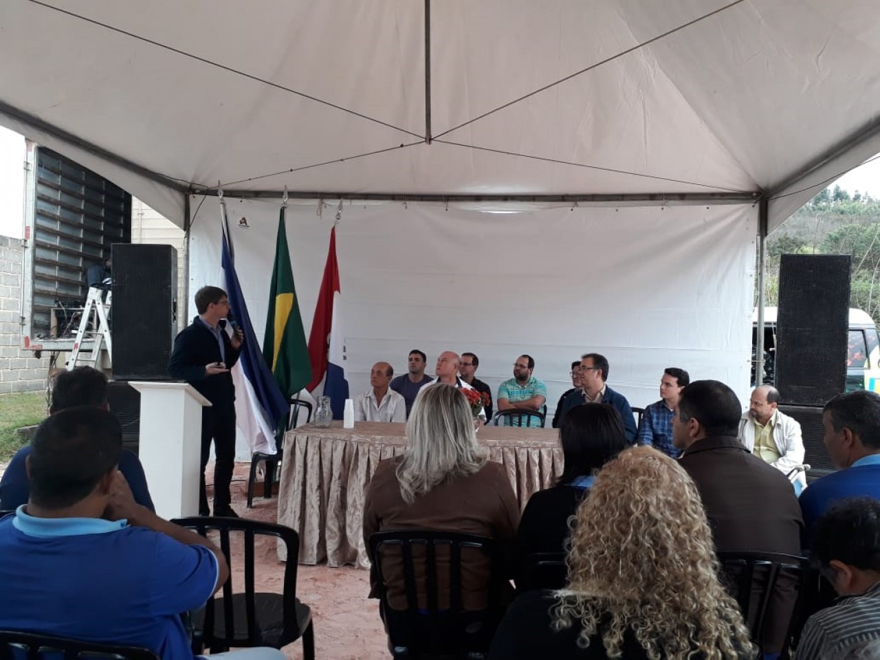 Parque Industrial: parlamentares comemoram investimentos em drenagem e pavimentação Parque Industrial: parlamentares comemoram investimentos em drenagem e pavimentação