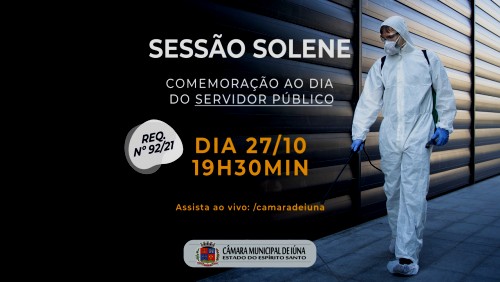 Hoje: Sessão Solene homenageia Dia dos Servidores Públicos Hoje: Sessão Solene homenageia Dia dos Servidores Públicos