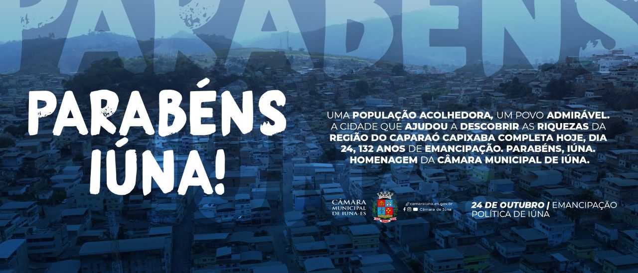 Iúna 132 anos! Iúna 132 anos!