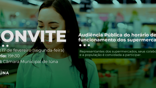 Audiência Pública discutirá horário de funcionamento dos supermercados em Iúna Audiência Pública discutirá horário de funcionamento dos supermercados em Iúna