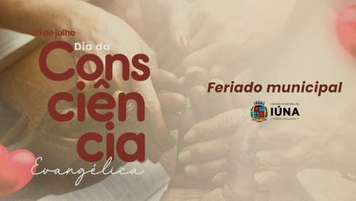 20 de julho: Dia da Consciência Evangélica 20 de julho: Dia da Consciência Evangélica